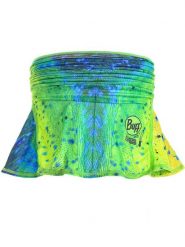 Buff Szal-koło w kolorze zielono-żółto-niebieskim - dł. 50 cm rozmiar: onesize. Niebieskie szaliki damskie Buff, bez wzorów, z materiału. Za 79.45 zł.