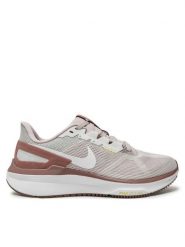 Nike Buty do biegania Air Zoom Structure 25 DJ7884 010 Beżowy. Brązowe obuwie sportowe damskie Nike, z materiału, bez zapięcia, do biegania. Za 539.99 zł.