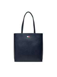 Tommy Jeans Torebka Tjw Ess Must Tote AW0AW17390 Granatowy. Niebieskie torebki klasyczne damskie Tommy Jeans, z jeansu, bez dodatków. Za 249.99 zł.