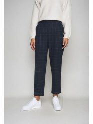 Monki Spodnie w kolorze granatowym rozmiar: 32. Niebieskie spodnie materiałowe damskie Monki, bez wzorów, z materiału. Za 39.99 zł.