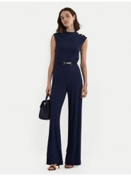 Lauren Ralph Lauren Kombinezon 200889069002 Granatowy Wide Leg. Niebieskie sukienki damskie Lauren Ralph Lauren, bez wzorów, z wiskozy, bez ramiączek. Za 799.99 zł.