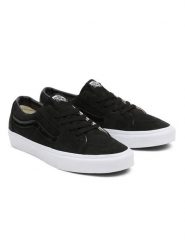 Vans Skórzane sneakersy "Sk8-Low" w kolorze czarnym rozmiar: 42,5. Czarne obuwie sportowe damskie Vans, bez zapięcia. Za 122.67 zł.