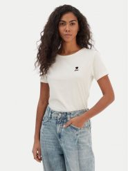 BOSS T-Shirt Elove 50556994 Beżowy Regular Fit. Brązowe t-shirty damskie Boss, m, bez wzorów, z bawełny, bez kołnierzyka. Za 229.99 zł.