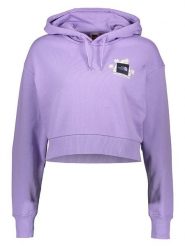 The North Face Bluza "Respect" w kolorze fioletowym rozmiar: M. Różowe bluzy damskie The North Face, m, bez wzorów, z kapturem. Za 134.53 zł.