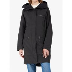 Płaszcz przeciwdeszczowy damski Didriksons Ilma Parka 8. Czarne parki damskie Didriksons, na zimę, bez kaptura. Za 858.99 zł.