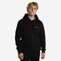 Bluza na deskorolkę z wytrzymałego materiału HD500 czarna. Czarne bluzy damskie Decathlon, na zimę, m, bez wzorów, z bawełny, bez kaptura. Za 139.99 zł.