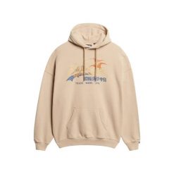 Bluza damska Superdry Tokyo Vl. Szare bluzy damskie Superdry, uniwersalny, bez wzorów, bez kaptura. W wyprzedaży za 272.00 zł.