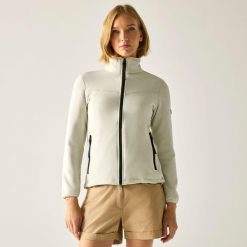 Bluza polarowa damska Florena z zamkiem błyskawicznym. Szare bluzy damskie Regatta, m, bez wzorów, z dzianiny, bez kaptura. Za 199.99 zł.