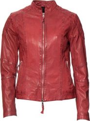 7eleven Skórzana kurtka "Rita" w kolorze czerwonym rozmiar: 44. Czerwone kurtki damskie 7eleven, bez wzorów, z materiału, bez kaptura. Za 434.99 zł.