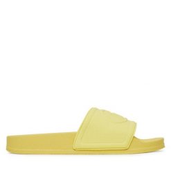 Klapki Liu Jo. Żółte klapki damskie Liu Jo, bez wzorów, bez obcasa, bez zapięcia. Za 139.99 zł.