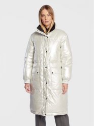 Bruuns Bazaar Płaszcz zimowy Lovisa BBW2993 Biały Regular Fit. Białe kurtki damskie Bruuns Bazaar, na zimę, bez wzorów, z syntetyku, bez kaptura. Za 1,159.00 zł.