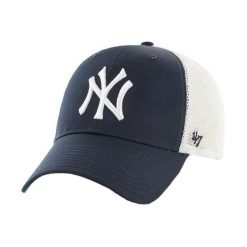 Czapka z daszkiem - Branson - New York Yankees - Regulowana - Dla dorosłych. Niebieskie czapki z daszkiem damskie 47 Brand, bez wzorów. Za 89.99 zł.