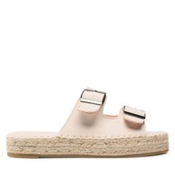 Espadryle Jenny Fairy. Brązowe espadryle damskie Jenny Fairy, bez wzorów, bez obcasa. Za 99.99 zł.