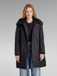 G-Star Parka w kolorze czarnym rozmiar: L. Czarne parki damskie G-Star, l, z poliamidu, bez kaptura. Za 404.10 zł.
