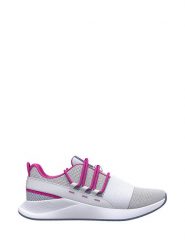 Under Armour Sneakersy w kolorze jasnoszaro-biało-różowym rozmiar: 36,5. Białe obuwie sportowe damskie Under Armour, bez zapięcia. Za 140.53 zł.