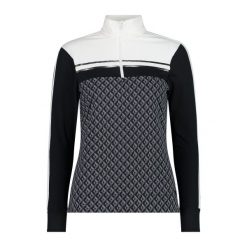 Polar softech z golfem dla kobiet CMP. Czarne golfy damskie CMP, l, bez wzorów, z polaru, bez ramiączek. Za 347.00 zł.