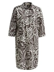 Smith & Soul Sukienka w kolorze ciemnobrązowo-białym rozmiar: L. Białe sukienki damskie Smith & Soul, bez wzorów, z bawełny, bez ramiączek. Za 173.99 zł.