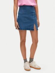 Vero Moda Spódnica jeansowa Nelly 10311322 Niebieski Regular Fit. Niebieskie spódnice damskie Vero Moda, s, bez wzorów, z bawełny. Za 119.99 zł.