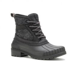 Buty do chodzenia damskie Kamik Winterstiefel Sienna Mid 2 Leder. Czarne obuwie sportowe damskie Kamik, z materiału, za kostkę, bez zapięcia, trekkingowe. Za 522.00 zł.