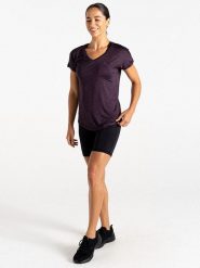 Dare 2b Koszulka sportowa "Vigilant Tee" w kolorze fioletowym rozmiar: 36. Różowe koszulki sportowe damskie Dare 2b, bez wzorów, z materiału, bez ramiączek, outdoorowe. Za 74.63 zł.