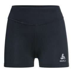 Spodenki damskie Odlo Tights short ESSENTIAL SPRINTER. Czarne spodenki sportowe damskie ODLO, na lato, l, bez wzorów, z elastanu, do biegania. Za 158.15 zł.