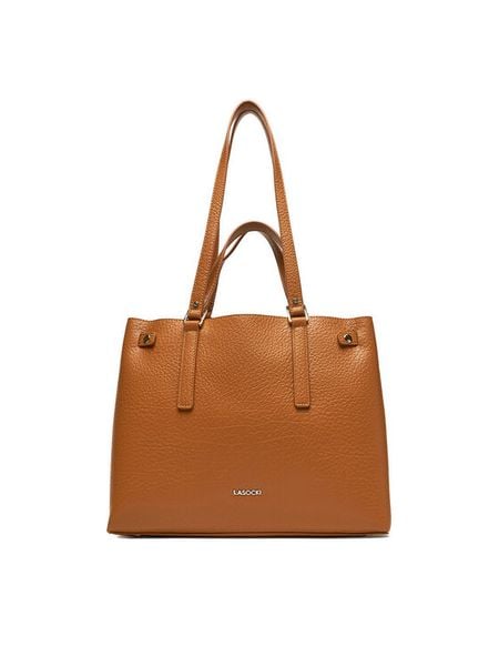 Lasocki Torebka C-LSK-X-004-08 Brązowy. Brązowe torebki klasyczne damskie Lasocki, z materiału, bez dodatków. Za 199.99 zł.