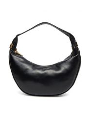 Calvin Klein Torebka Pinched Soft Crescent Sm LV04F3010G Czarny. Czarne torebki klasyczne damskie Calvin Klein, ze skóry, bez dodatków. Za 269.99 zł.