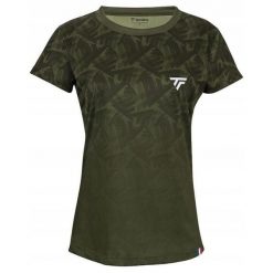 Koszulka T-Shirt tenisowa damska Tecnifibre X-Loop Tee. Zielone koszulki damskie TECNIFIBRE, bez wzorów, bez kołnierzyka, bez ramiączek. Za 249.00 zł.