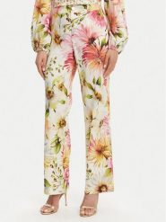 Guess Spodnie materiałowe W5GB46 WG4G0 Kolorowy Regular Fit. Spodnie materiałowe damskie Guess, z aplikacjami, z materiału. Za 299.99 zł.