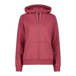 Bluza damska z kapturem CMP. Czerwone bluzy damskie CMP, bez wzorów, z kapturem. Za 290.50 zł.
