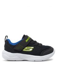 Skechers Sneakersy Mini Wanderer 407300N/BBLM Czarny. Czarne buty sportowe chłopięce Skechers, z materiału, bez zapięcia. Za 89.99 zł.