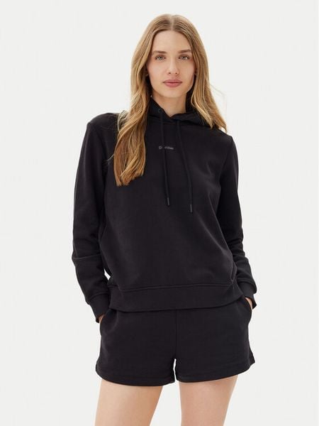 Calvin Klein Jeans Bluza Placed Institutional J20J225364 Czarny Regular Fit. Czarne bluzy damskie Calvin Klein Jeans, s, bez wzorów, z bawełny, bez kaptura. Za 249.99 zł.