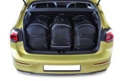 Torby Do Bagażnika Vw Golf Hatchback 2019+ 3Szt Kjust. Czarne torby podróżne KJUST, bez wzorów, z kauczuku. Za 1,020.00 zł.