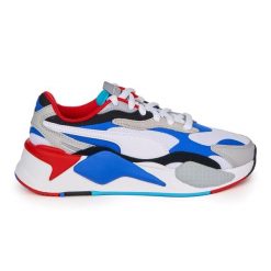 PUMA RS-X Puzzle Sneakersy Unisex - Fluo Niebieskie. Czerwone obuwie sportowe damskie Puma, bez zapięcia, do biegania. Za 332.99 zł.