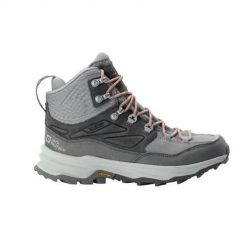 Buty trekkingowe damskie Jack Wolfskin Cyrox Texapore Mid. Szare obuwie trekkingowe damskie Jack Wolfskin, z materiału, bez zapięcia. Za 675.00 zł.