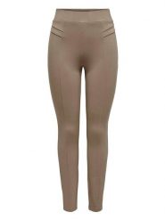 ONLY Legginsy "Nori" w kolorze jasnobrązowym rozmiar: XS/L32. Brązowe legginsy damskie Only, l, bez wzorów. Za 41.69 zł.