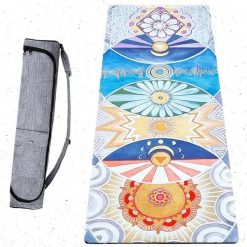 Mata do jogi Hi-tech 6mm +Wodoodporna torba, 3 materiały dla większej wygody4. Brązowe torby sportowe ACHAMANA, bez wzorów, z gumy, małe. Za 486.00 zł.