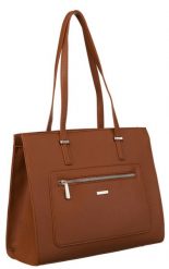 Shopperka brązowa David Jones CH21081. Brązowe torebki klasyczne damskie David Jones, ze skóry ekologicznej, duże, bez dodatków. Za 179.99 zł.