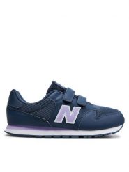 New Balance Sneakersy GV500CIL Niebieski. Niebieskie buty sportowe dziewczęce New Balance, z materiału, bez zapięcia. Za 189.99 zł.
