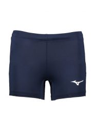 Mizuno Szorty sportowe "Team" w kolorze granatowym rozmiar: M. Niebieskie spodenki sportowe damskie Mizuno, m, bez wzorów, z materiału, outdoorowe. Za 52.67 zł.