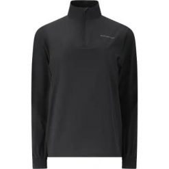 Endurance Kurtka Typhoro W Half Zip - Dopasowany krój, elastyczna. Czarne kurtki damskie Endurance, bez wzorów, z elastanu, bez kaptura. Za 221.00 zł.