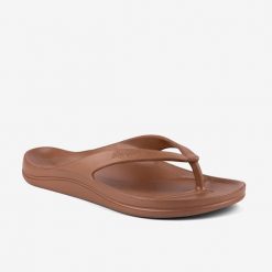 Damskie klapki Coqui Naitiri. Brązowe klapki damskie Coqui, bez wzorów, bez obcasa, bez zapięcia. Za 114.99 zł.