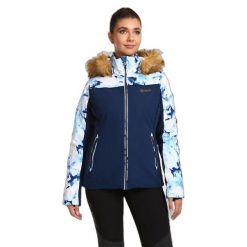 Damska kurtka narciarska Kilpi Lena. Niebieskie kurtki sportowe damskie Kilpi, na zimę, l, bez wzorów, ze lnu, bez kaptura. Za 1,041.73 zł.