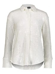 Gina Tricot Koszula w kolorze kremowym rozmiar: M. Brązowe koszule damskie Gina Tricot, m, bez wzorów, bez kołnierzyka, bez ramiączek. Za 41.69 zł.
