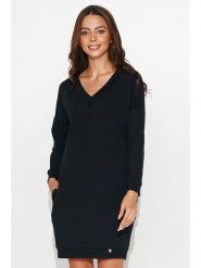 Nominou Sukienka w kolorze czarnym rozmiar: 40/42. Czarne sukienki damskie Nominou, bez wzorów, bez ramiączek. Za 255.95 zł.