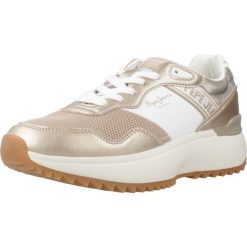 Buty PEPE JEANS KIMI MESH W Złoty. Żółte obuwie trekkingowe damskie Pepe Jeans, z jeansu, bez zapięcia. Za 403.40 zł.