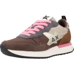 Buty SUN68 SCPZ45216 Brązowy. Brązowe obuwie trekkingowe damskie SUN68, z tkaniny, bez zapięcia. Za 527.91 zł.