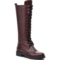 Kozaki BALDACCINI - 104800-N Zacapa Bordo. Czerwone kozaki damskie Baldaccini, ze skóry. W wyprzedaży za 399.00 zł.