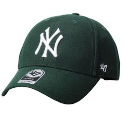 Czapka Z Daszkiem MVP New York Yankees. Zielone czapki z daszkiem damskie 47 Brand, bez wzorów, z bawełny. Za 199.99 zł.