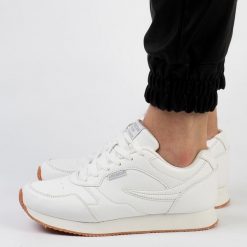Białe sportowe buty damskie American Club Fh25/22. Białe obuwie sportowe casual damskie American CLUB, ze skóry. Za 129.00 zł.